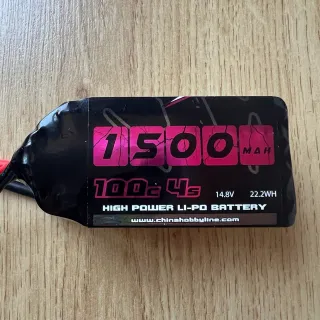 Batería CNHL Lipo de 1500 mAh 100C 4S 14.8V