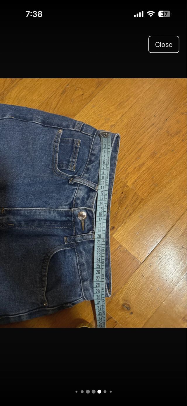 Jeans vita alta strappati XXS