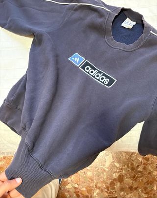 Sudadera azul adidas
