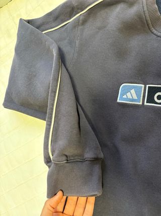 Sudadera azul adidas