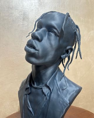 Statua Travis Scott Stampa 3D Altezza 25cm