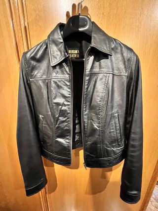 Chaqueta Cuero Bershka Talla M Mujer