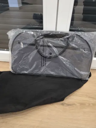 Bolsa de viaje Antonio Miro gris y negra