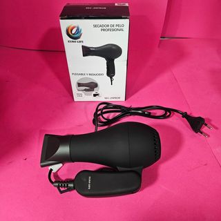 Secador Pelo Viaje Euro Life Plegable 500W (NUEVO)