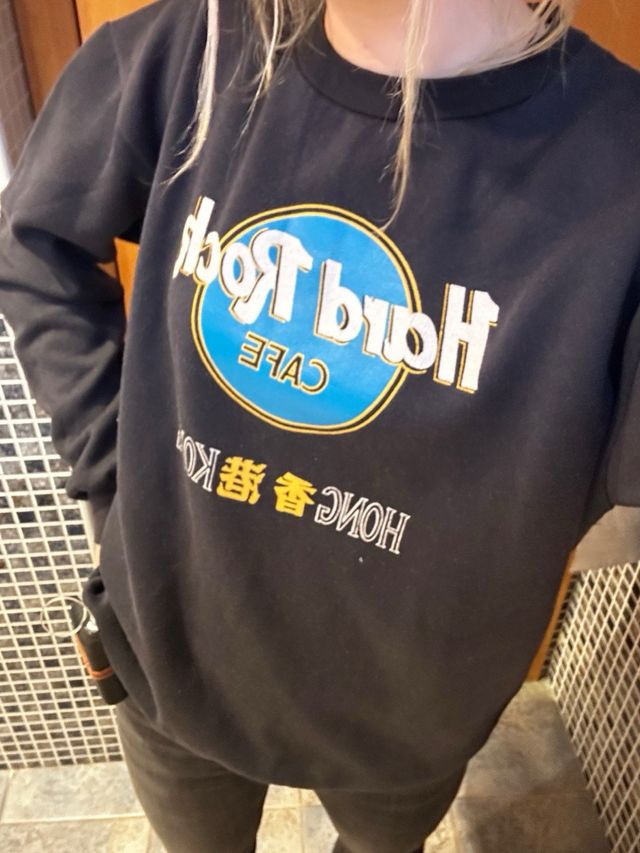 Sudadera Hard Rock Cafe Hong Kong Negra