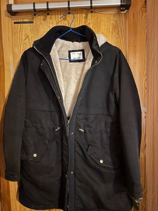 Chaqueta Zara Kids Negra Forrada