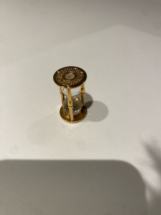 Reloj de Arena Swarovski Dorado