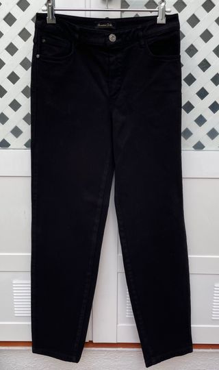 Pantalón vaquero negro Massimo Dutti