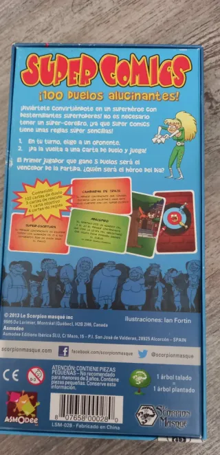 Juego Super Comics: 100 Duelos Alucinantes