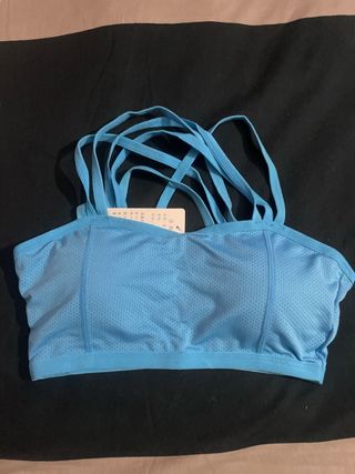 Top deportivo azul S