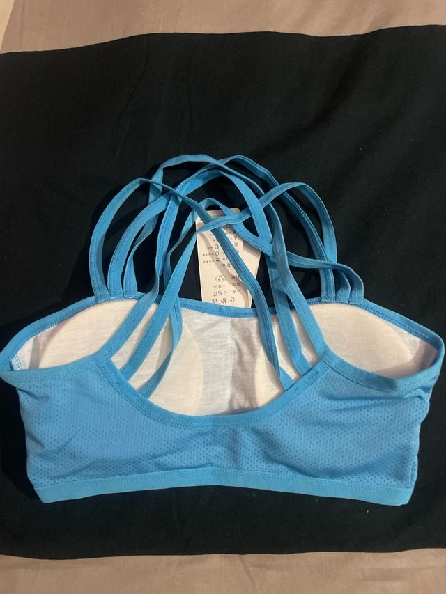 Top deportivo azul S