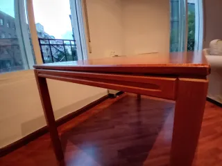 Mesa de madera cerezo 80x140x73 cm