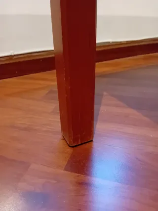 Mesa de madera cerezo 80x140x73 cm