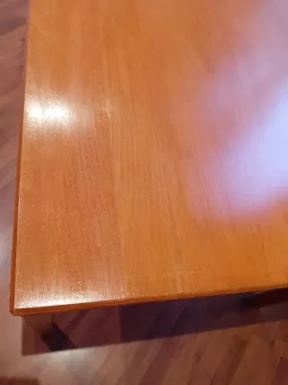 Mesa de madera cerezo 80x140x73 cm