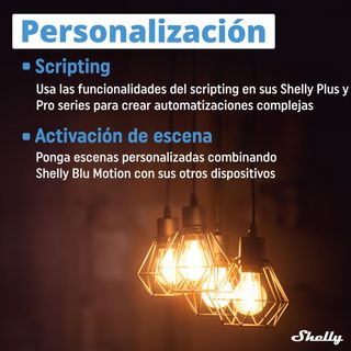 Shelly BLU Motion Sensor de movimiento Y Luz