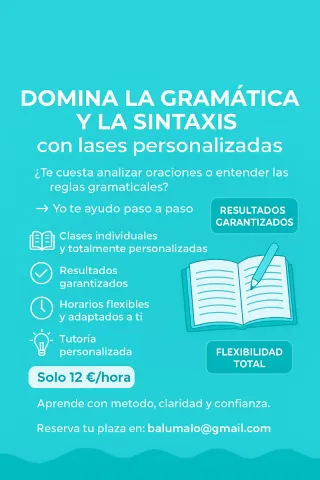 lengua, gramática y sintaxis