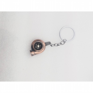 Llavero metalico turbo bronce Perfecto para regal