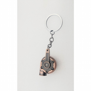 Llavero metalico turbo bronce Perfecto para regal