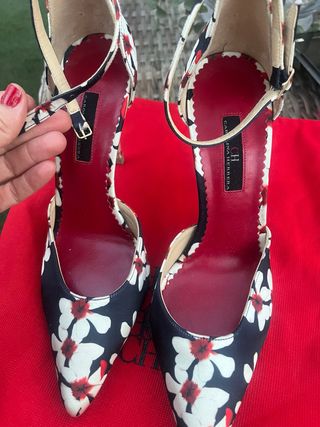 Zapatos Carolina Herrera Flores