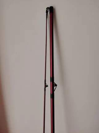 Caña y carrete pesca spinning