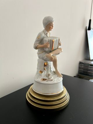Carillon Vintage Porcellana Musicista
