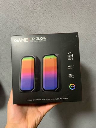Altavoces GAME SP-GLOW RGB Bluetooth