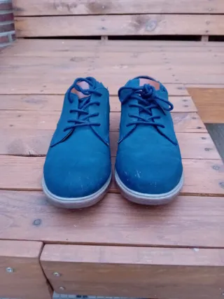 Zapatos niño azul t.35