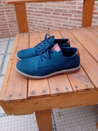 Zapatos niño azul t.35