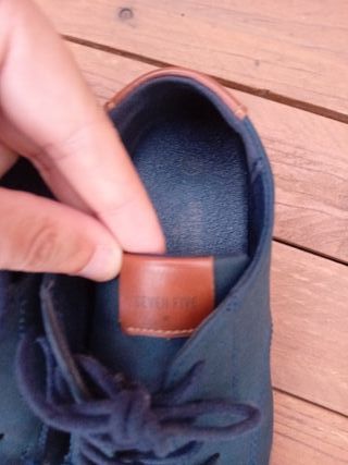 Zapatos niño azul t.35