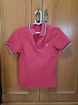 Polo Fred Perry Rojo Talla S