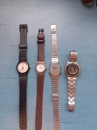 Lote 4 Relojes Casio