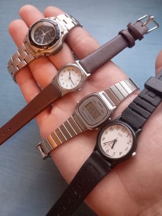Lote 4 Relojes Casio