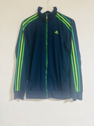 Chaqueta Adidas Vintage Y2K Rayas Verdes
