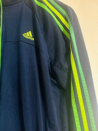 Chaqueta Adidas Vintage Y2K Rayas Verdes