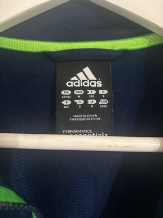 Chaqueta Adidas Vintage Y2K Rayas Verdes