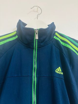 Chaqueta Adidas Vintage Y2K Rayas Verdes
