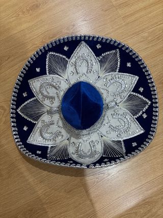 Sombrero Mexicano Salazar Yepez Azul/Plata