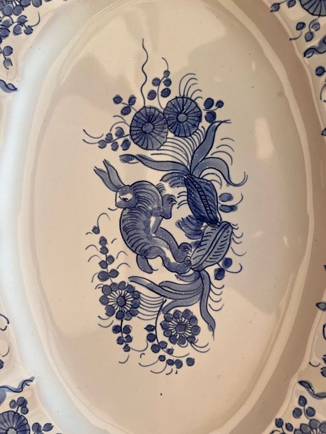 Piatto vassoio vintage Ceramiche Grazia