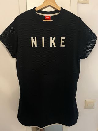 Camiseta Nike Malla Negra Talla XL