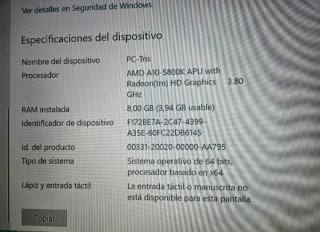 PC Sobremesa AMD A10 + GTX 960 2GB | 8GB RAM | SSD