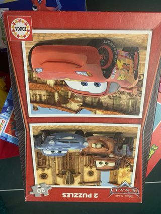 Lote Puzzles Infantiles Disney, Cars, Dinosaurios
