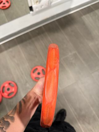 4 Discos de Pesas Gimnasio 5kg Rojos