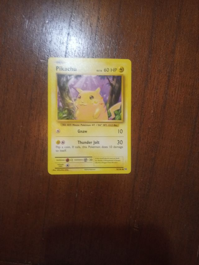 Pikachu first edition en ingles original
