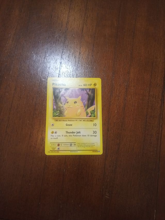 Pikachu first edition en ingles original