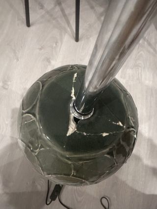 Lámpara de pie Sklum verde cerámica rota