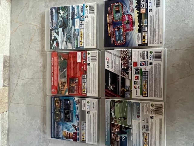 Lote 6 Juegos PS3: Buzz, FIFA, Virtua Tennis, etc.