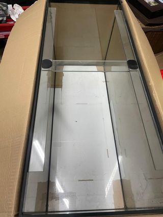 Acuario 200L con mueble negro