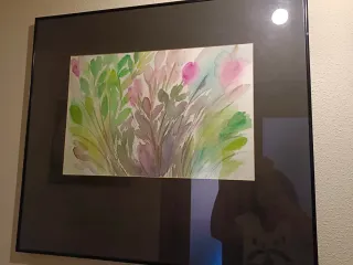 2 Quadri Fiori ad Acquerello 72x65