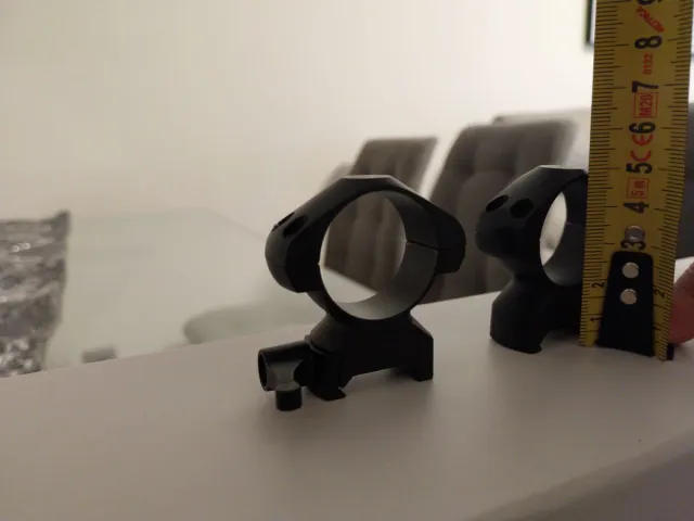 Anillas weaver 30mm Altas Montaje Rápido