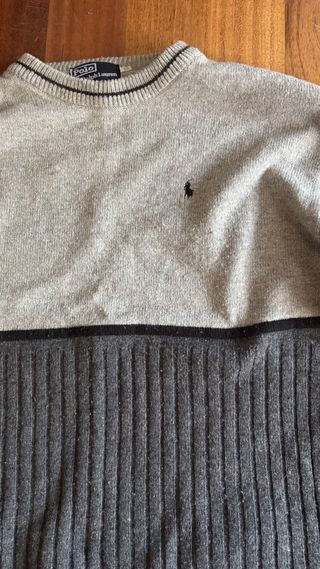 Jersey Polo Ralph Lauren Gris Talla XL
